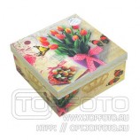 `Коробка подарочная,"Тюльпаны"(6шт)арт.SF-8998`