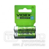 `Батарейка VIDEX  LR6/AA 2pcs SHRINK CARD(2/60/720)`