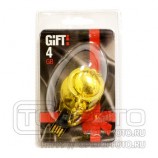 `Накопитель 4GB USB Gift! U-001 Gold BMW  со стразами`