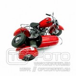Модель мотоцикла с коляской,16*33*18см.арт.SF-CJ110407