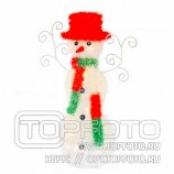 `Фигурка декоративная"Снеговик"со светодиодной подсветкой,арт.105816`