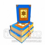 Коробка"Прямоугольная"с завязками"Книга"(3 в 1)арт.А-91326