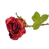 `Роза бордо металлик, 69 см Y1166`
