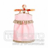 `Полотенце-платье для рук"Амели"вафля/х/б,100%,персиковая.арт.850-556`