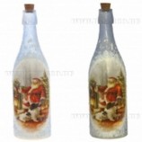 `Декоративная бутылка с подсветкой (на батарейках), H30см,арт.278599`